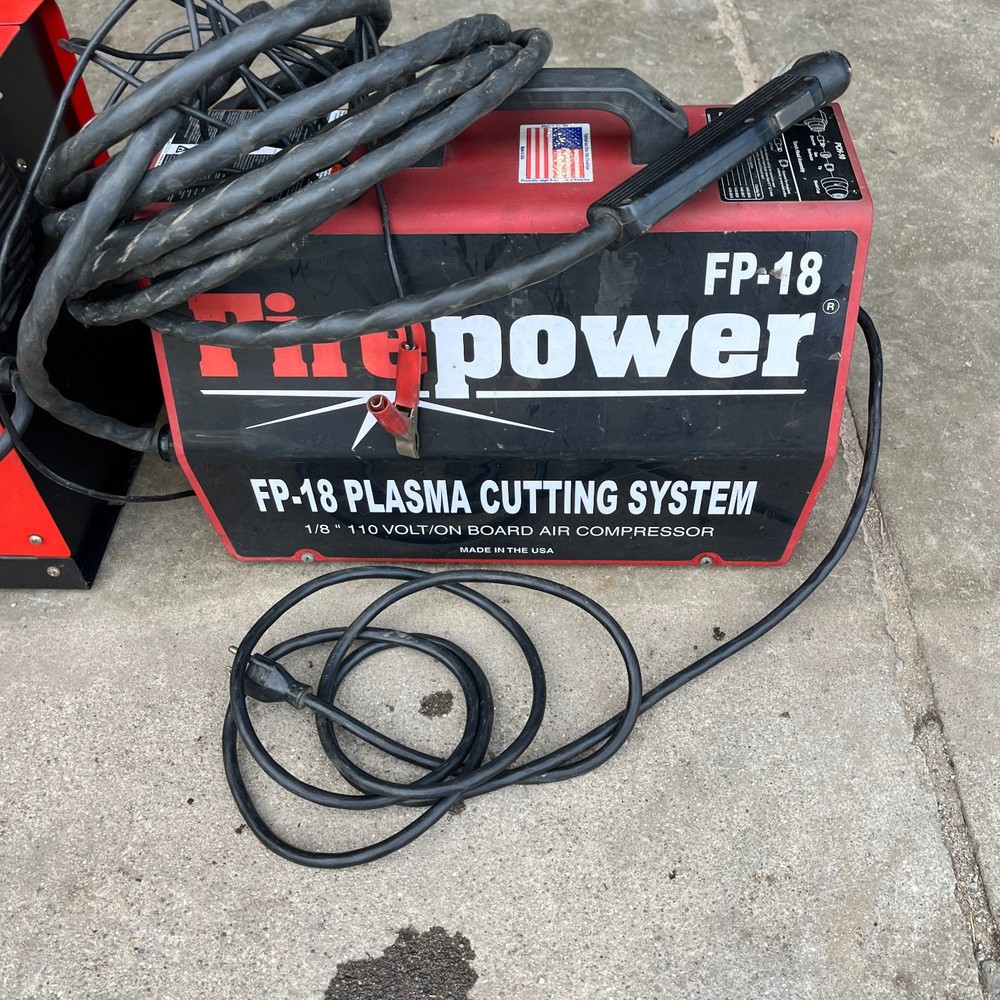 Firepower FP–18 Plasma Cutting System w/ All Connectors - NICE