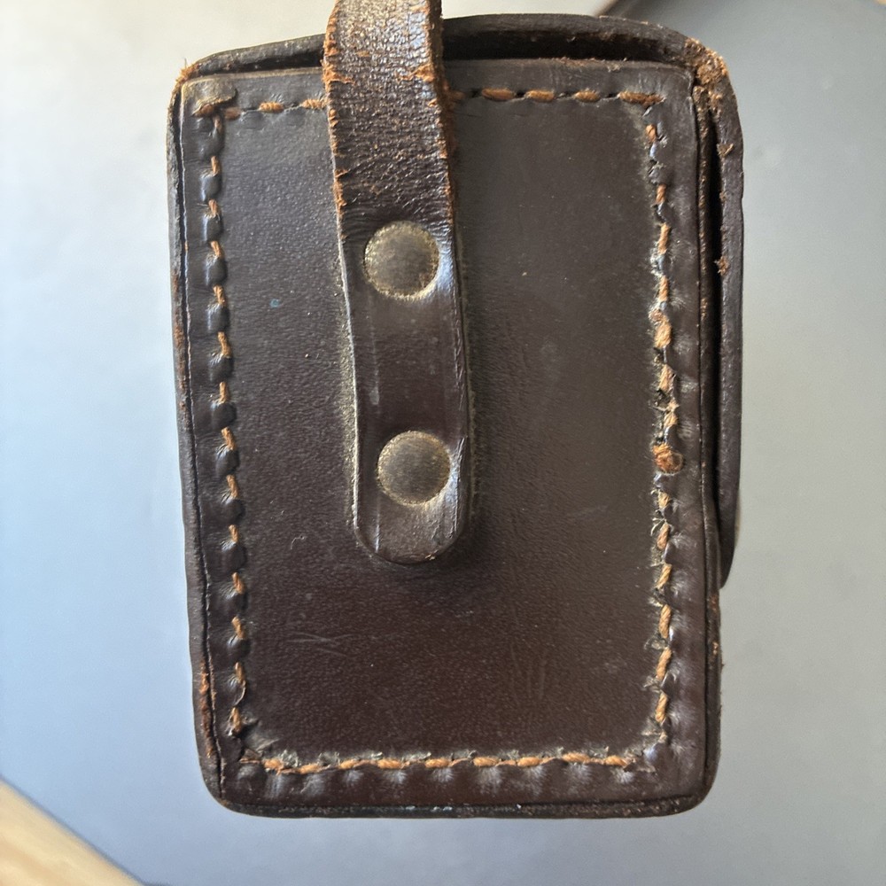 Vintage Aqua Survey Instruments Cincinnati OH Leather Case Dip Compass