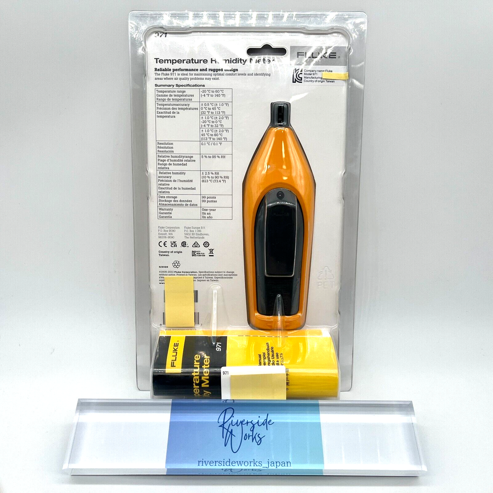Fluke 971 Temperature Humidity Meter New