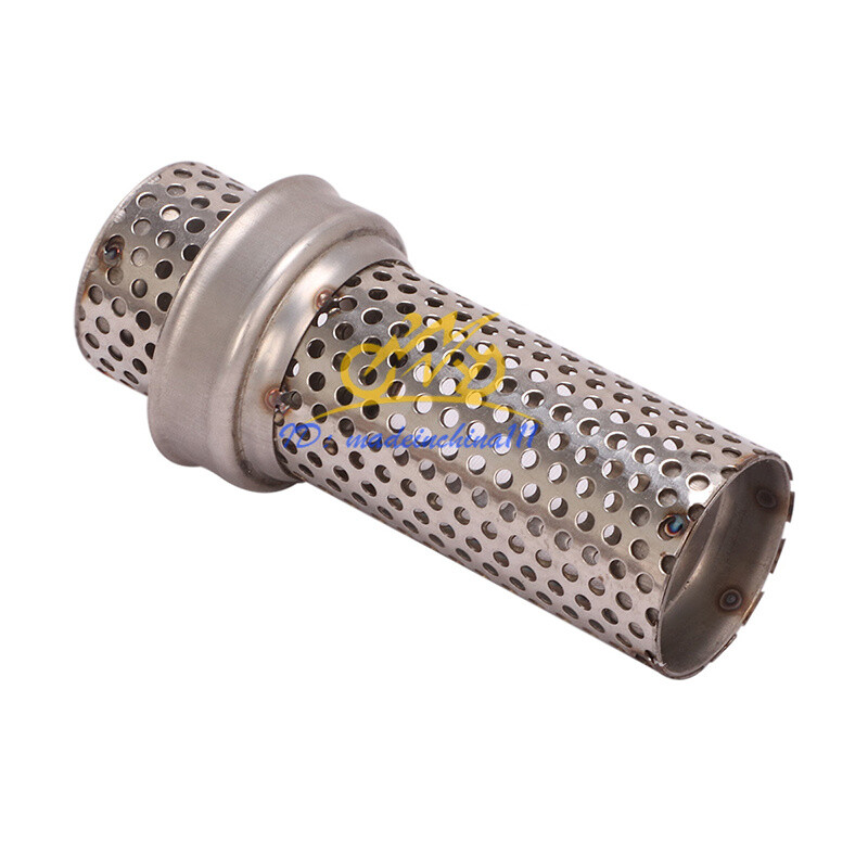 Universal Silencer Exhaust DB Killer Baffle Slip On Link Pipe Muffler For 51mm