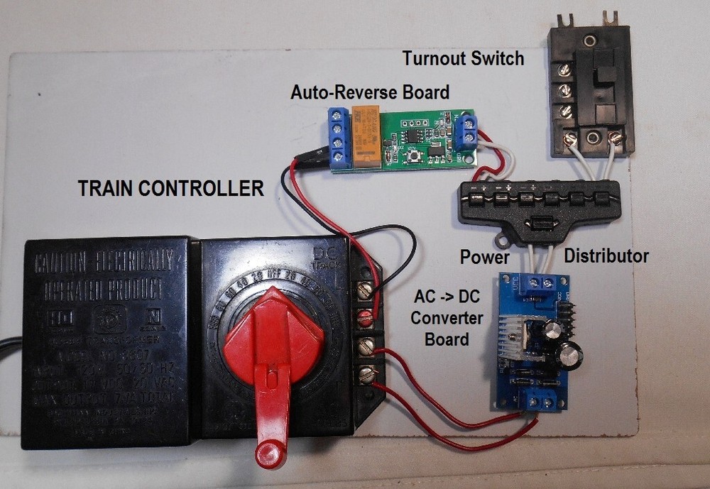 Power Distribution Hub for Model Trains