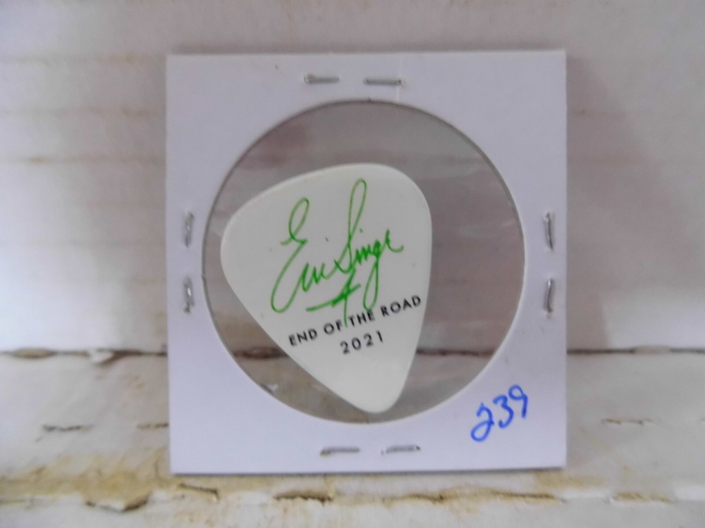 KISS "ERIC SINGER" 2021 GUITAR PICK~READ DESCRIPTION #13~10