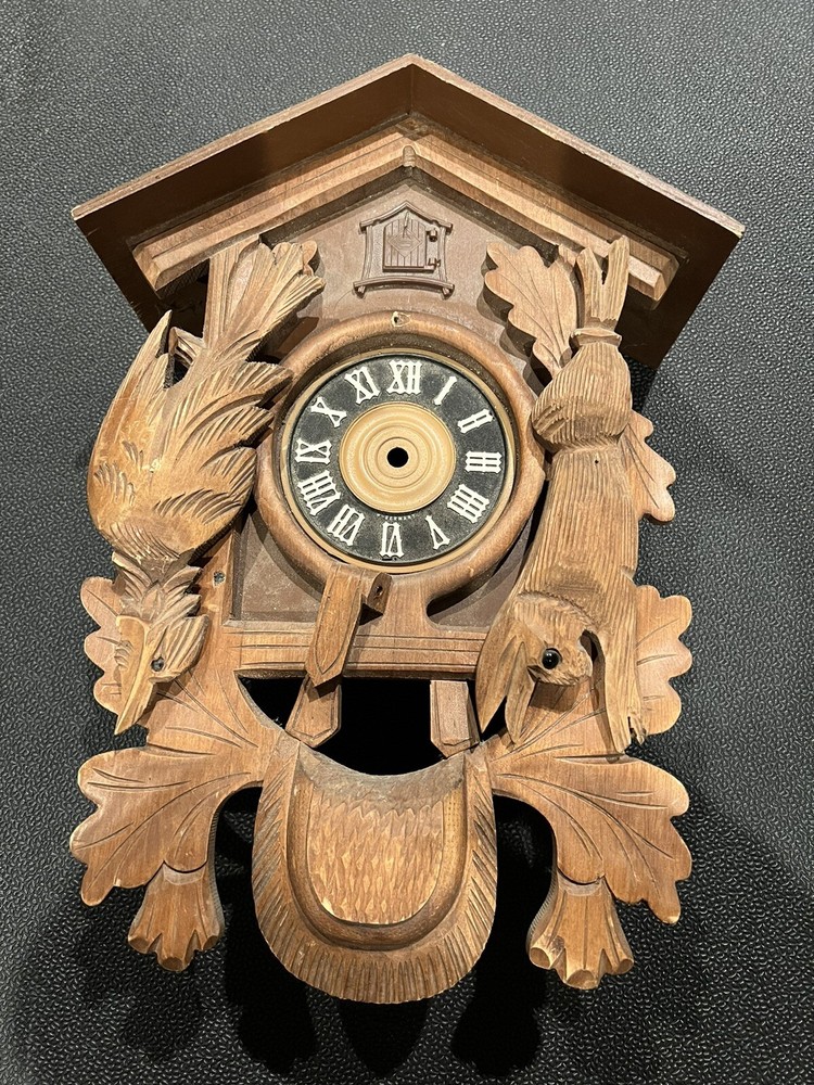 Vintage Cuckoo Clock Wooden Case