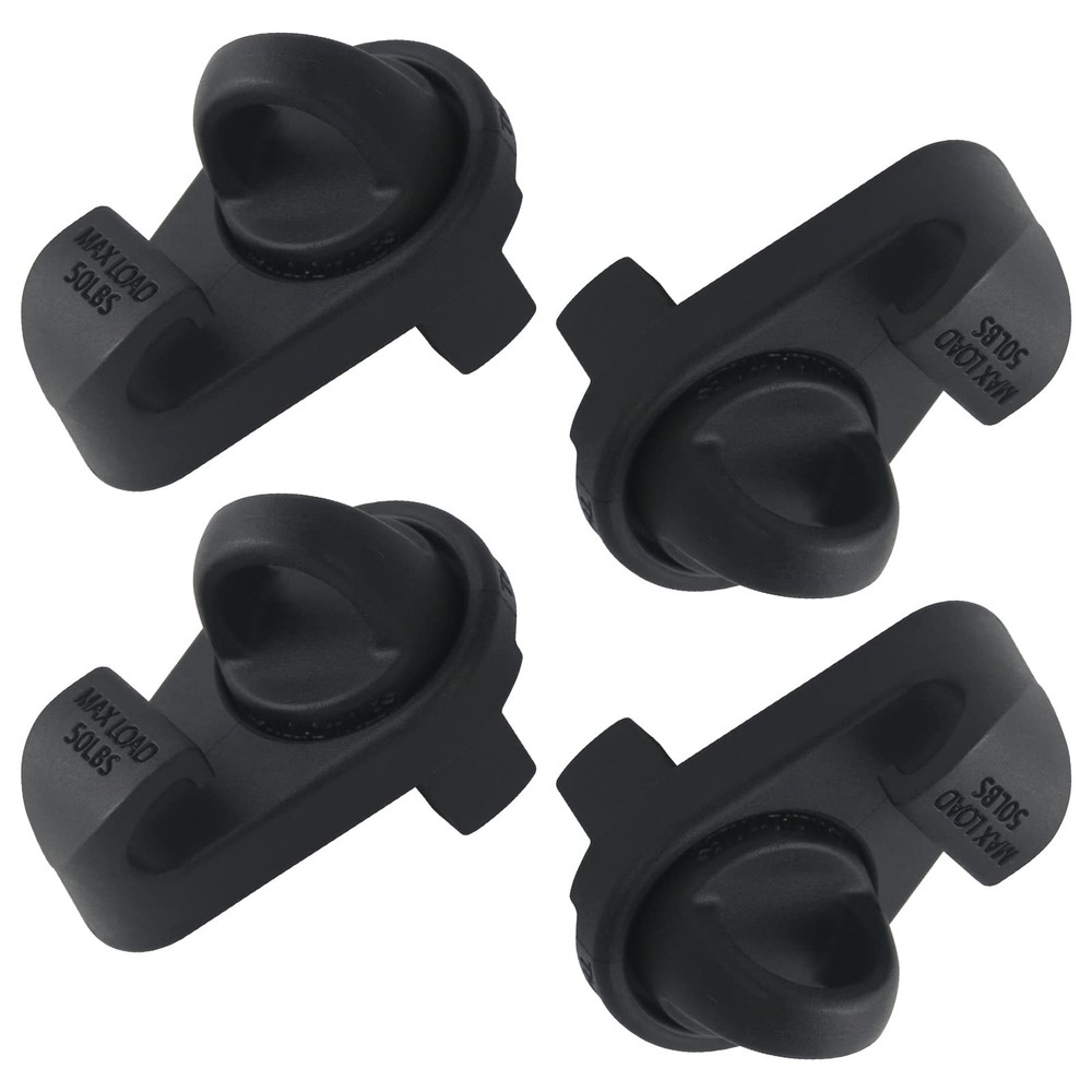 APPERFiT Mini Tie Downs w/Hooks 4PCS Compatible with 4 Pcs, type a-4pcs