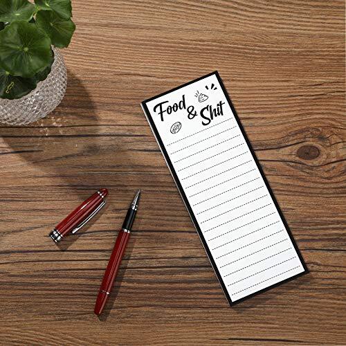 Magnetic List Notepad Funny Grocery List Pad Magnet Refrigerator Notepad with