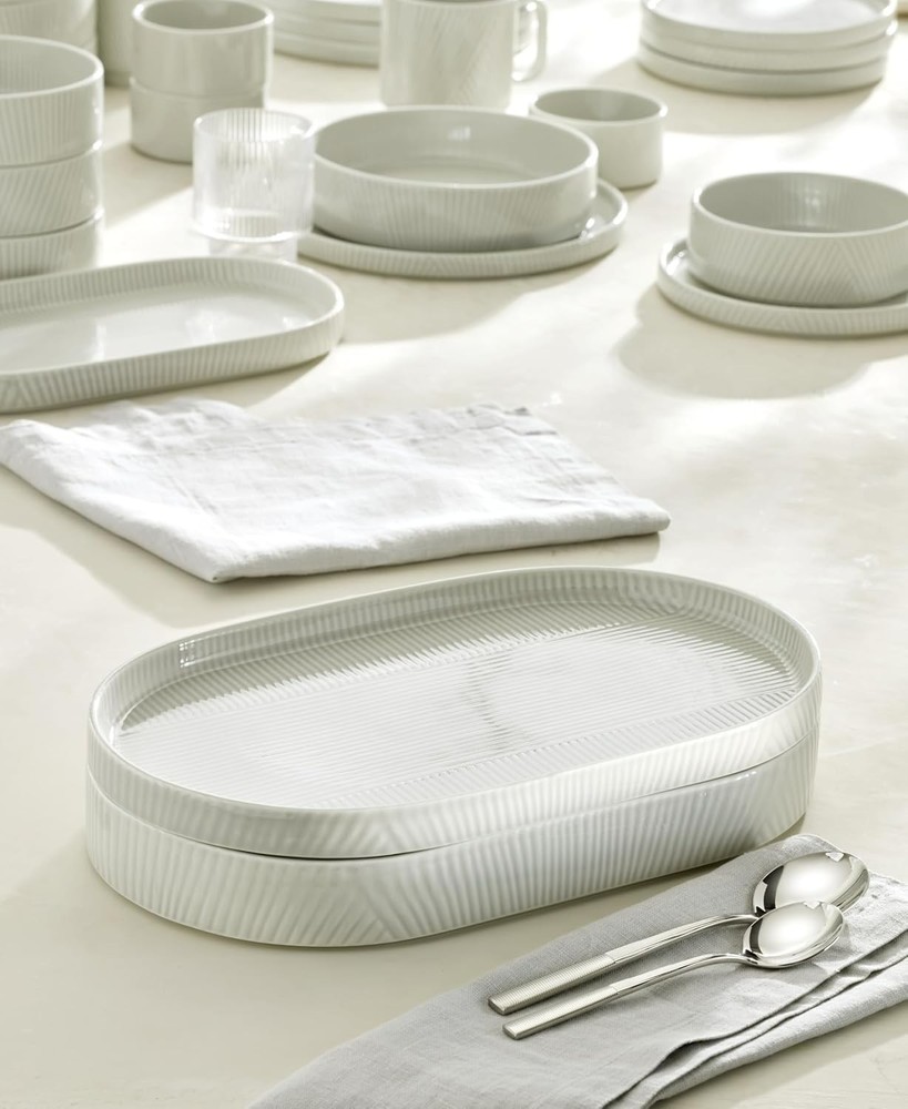 Lenox 898016 Modulus 2-Piece Serving Set, Vapor