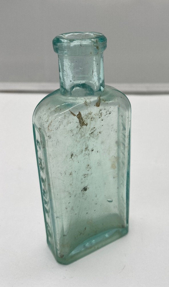 Three In One bottle 1894-1910  Aqua bottle