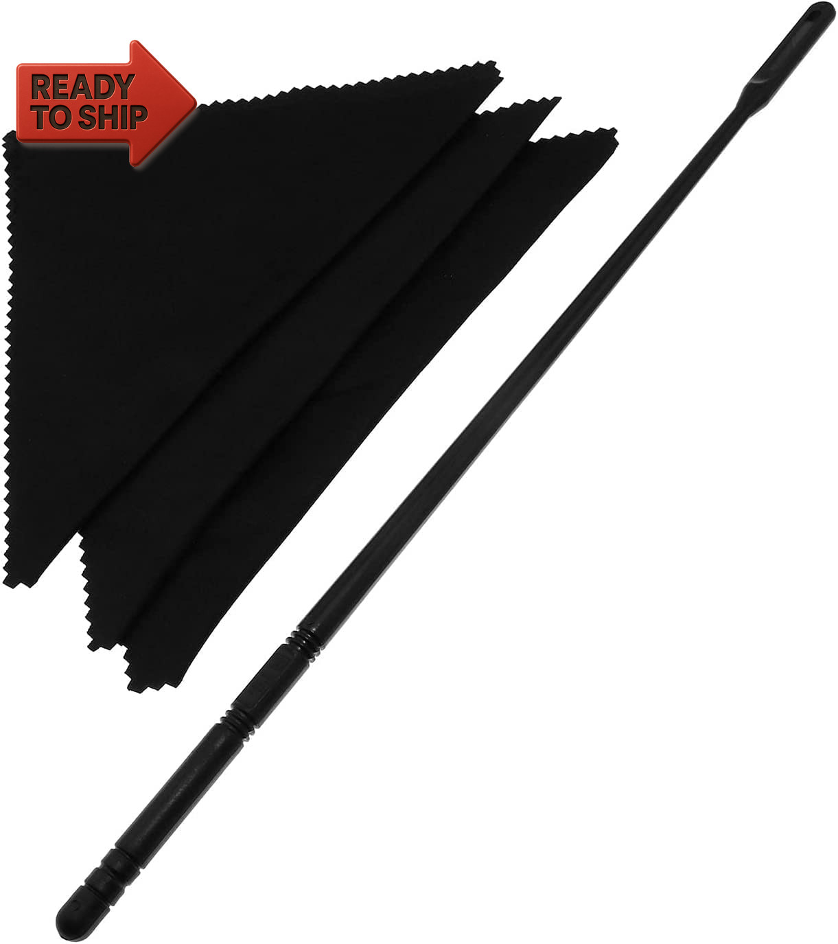 Flute Cleaning Rod with 3Pcs Cleaning Swabs Flute Cleaning Kit Flute Cleaner Fl