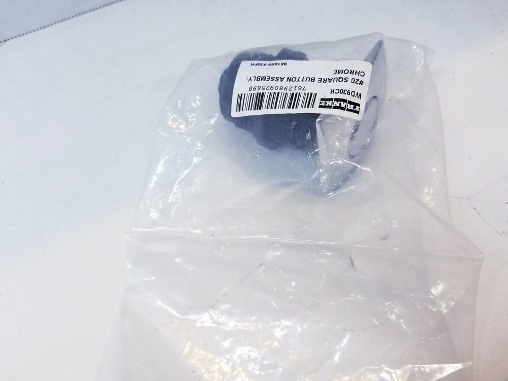 Franke - WD930CH - #20 SQUARE BUTTON ASSEMBLY: CHROME - Waste Diposer Square...