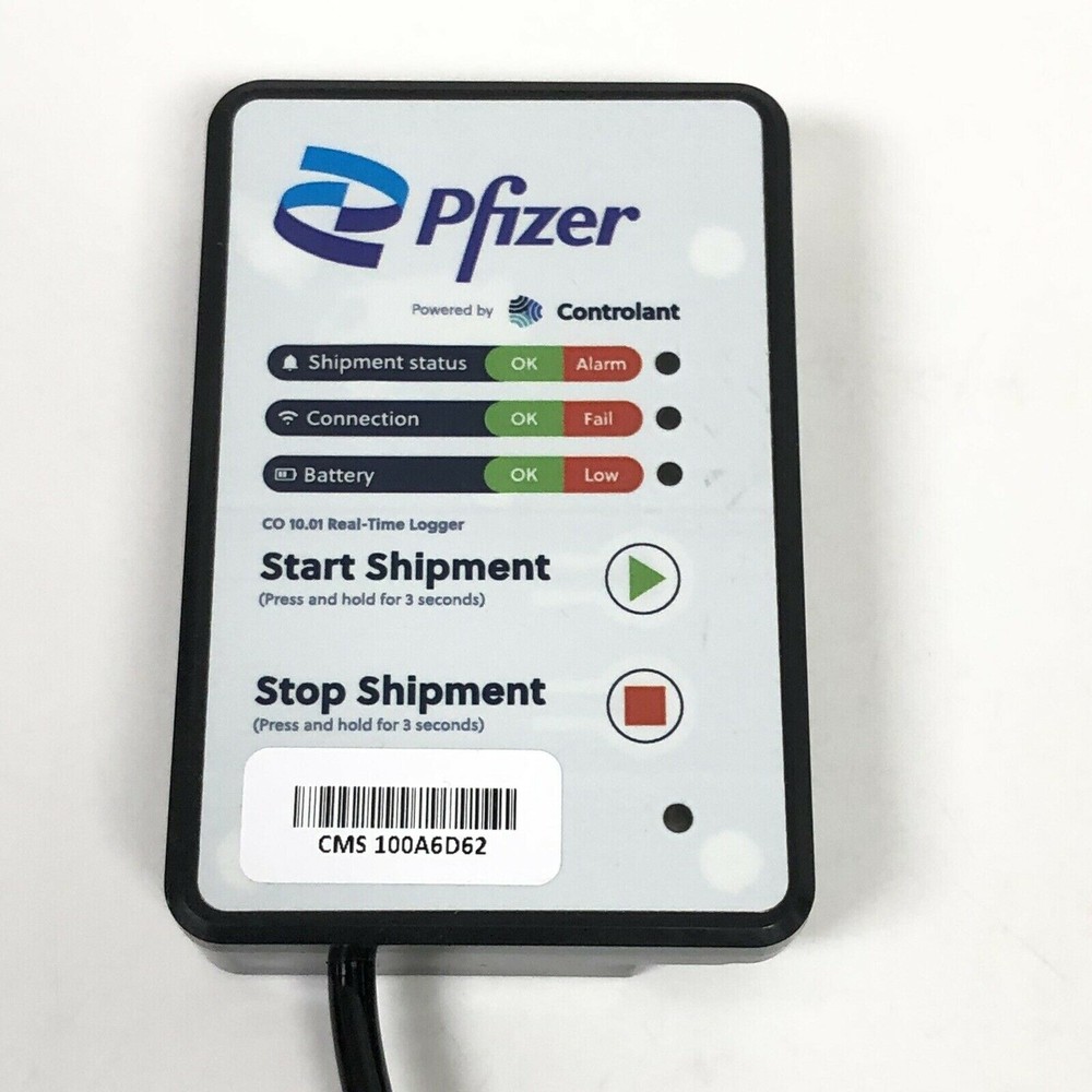 Pfizer/ Controlant Real-Time Logger CMS Good Used Condition