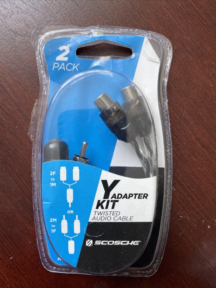 Scosche -  Y Adapter Kit 2 Pack - 2014 Open box