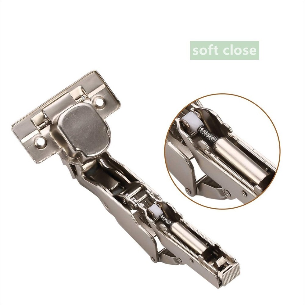 Lazy Susan Corner Hinge Clip-on 165 Angle Cabinet Hardware with Face Frame Base