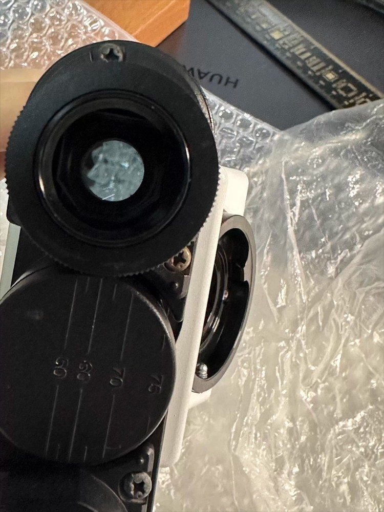 OLYMPUS U-CTR30-2 Microscope Trinocular Head Only.