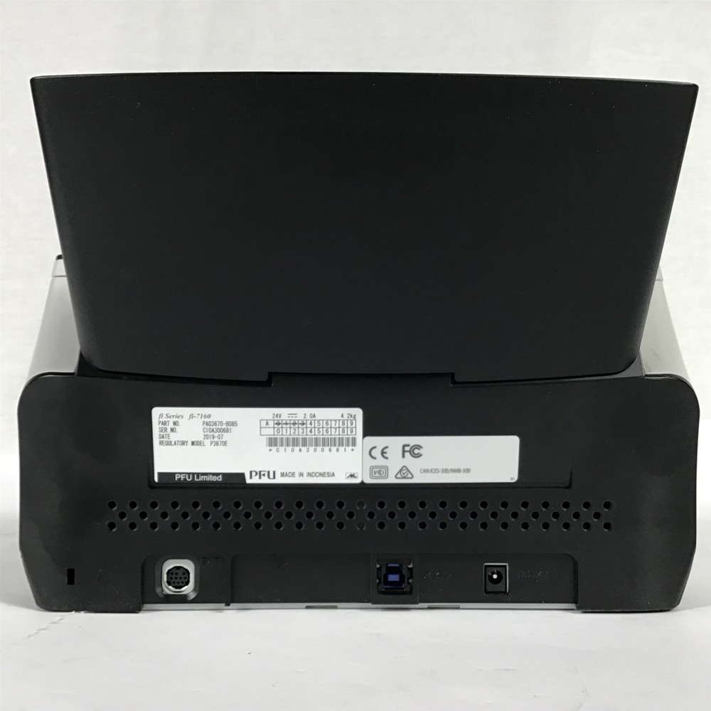 Fujitsu fi-7160 Color Duplex Workgroup Document Scanner w/ Adapter & USB