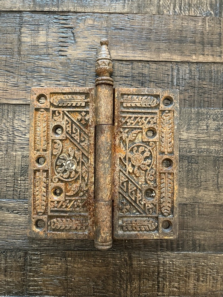 Victorian aesthetic movement hinge 5” x 2.5”