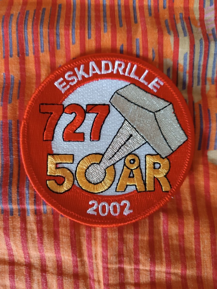 Patch Patch. Denmark Air Force - 727 Fighter Squadron.