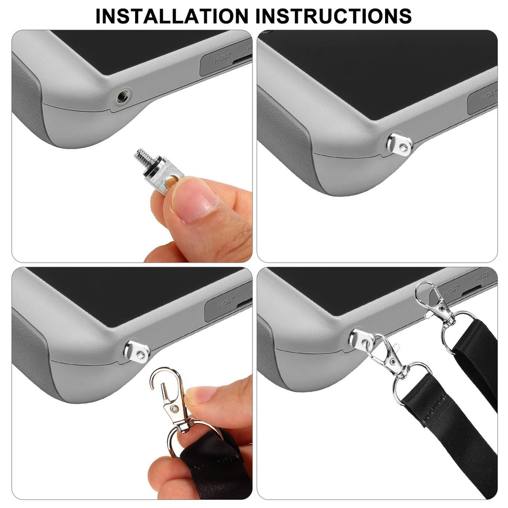 Controller Neck Strap, Adjustable Neck Strap Soft Sling Belt Lanyard Holder f...