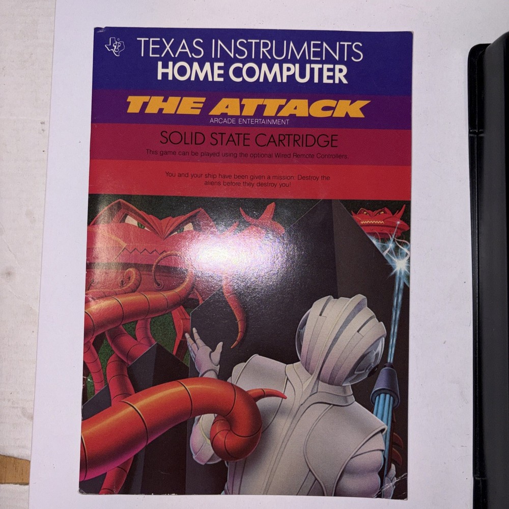 Texas Instruments T1 Home Computer Applications Software Game Lot (4) 1981