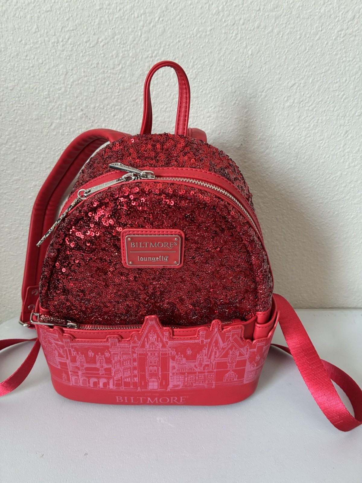 The Biltmore Limited Edition Loungefly Bag- Red Sequin