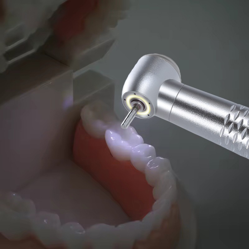 Dental Ring LED Optic High Speed Handpiece E-Generator Shadowless 4 Hole