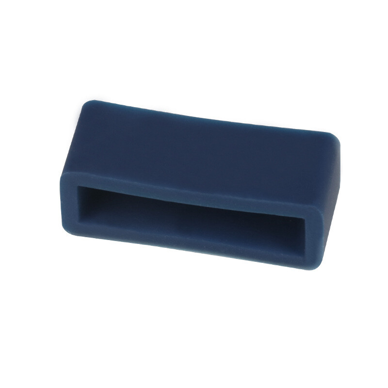 2-Pack Silicone Watch Strap Band Hoop Loop Retainer Buckle Holder Ring Keeper