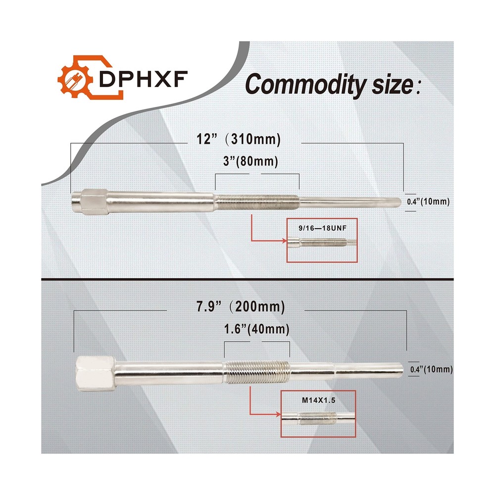 DPHXF Hardened Primary & Secondary Clutch Puller Tool kit. Contains 12 Differ...