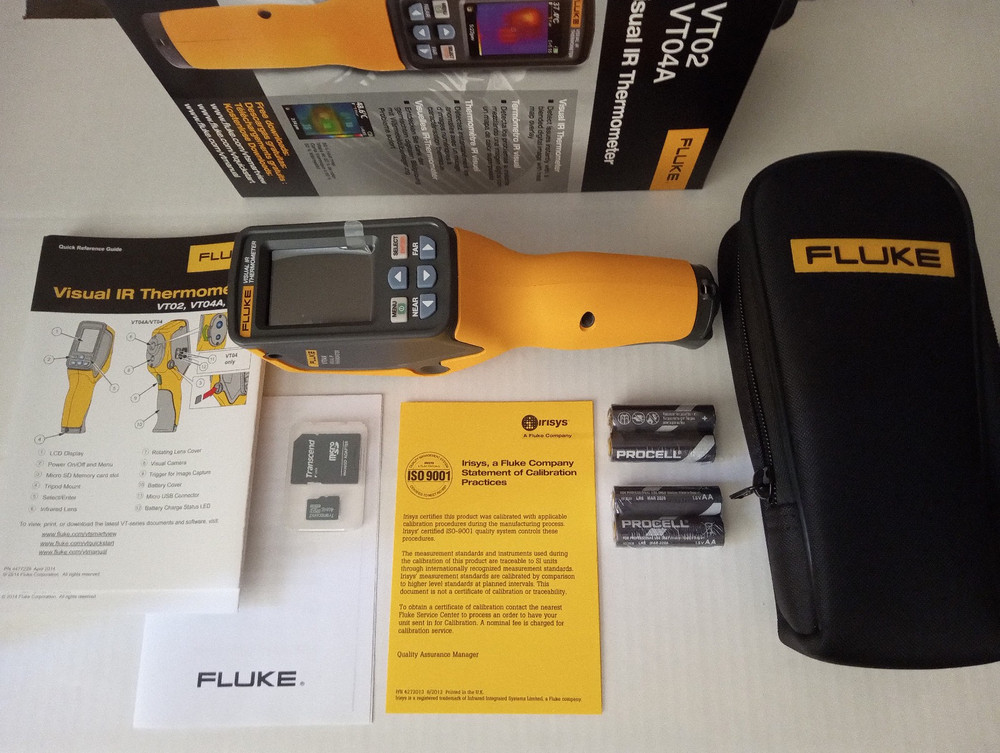 Fluke VT04 Visual Infrared Thermometer Kit