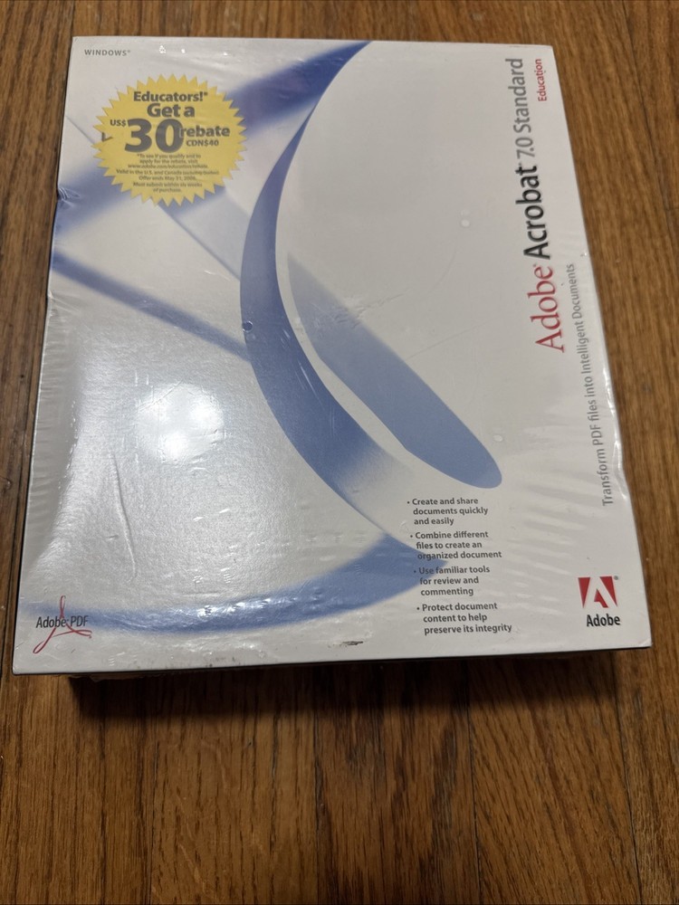 Adobe Acrobat 7.0 Standard Education Version Software