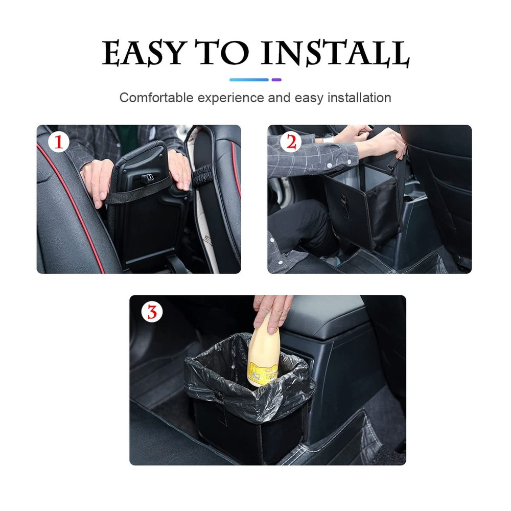 Foldable Trash Can, Hanging Waterproof Leakproof Storage Bag with Large Capac...