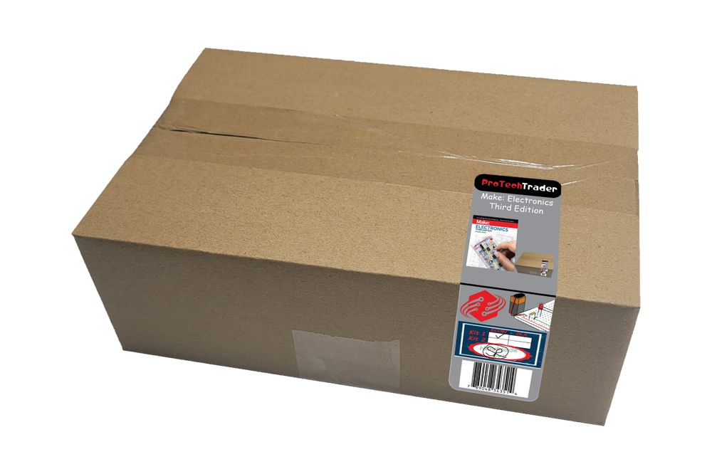 Make: Electronics Kit 1 Economy - 3rd Ed Component Pack Sec 1-3 in 3rd Ed Book