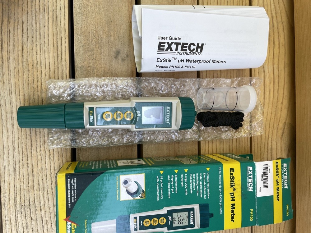 Extech ExStik PH100 Waterproof pH Meter FAST SHIP