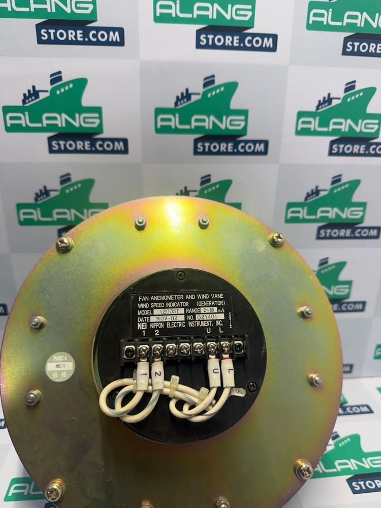 NIPPON ELECTRIC A200ST FAN ANEMOMETER & VANE WIND SPEED INDICATOR