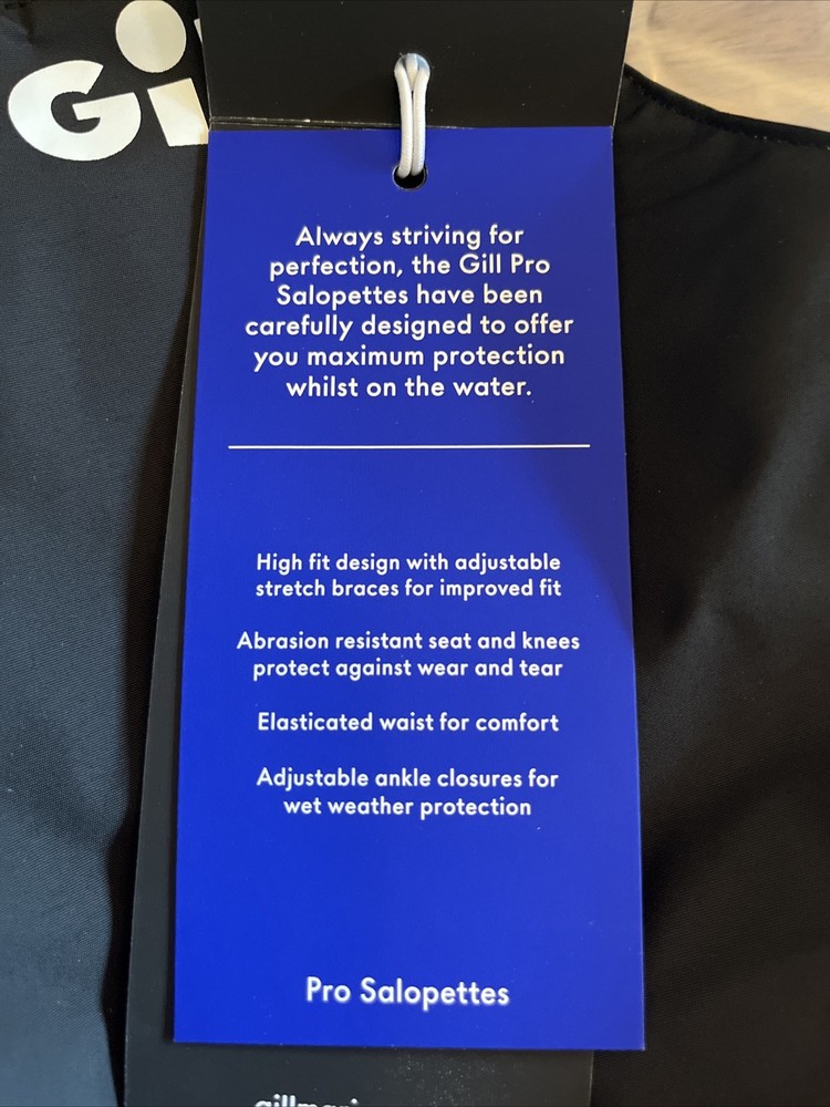 Gill Pro Salopettes Black Large