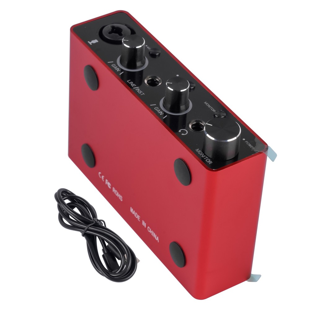 3rd Gen USB Audio Interface High-Fidelity Studio Quality Recording Zero-Latency