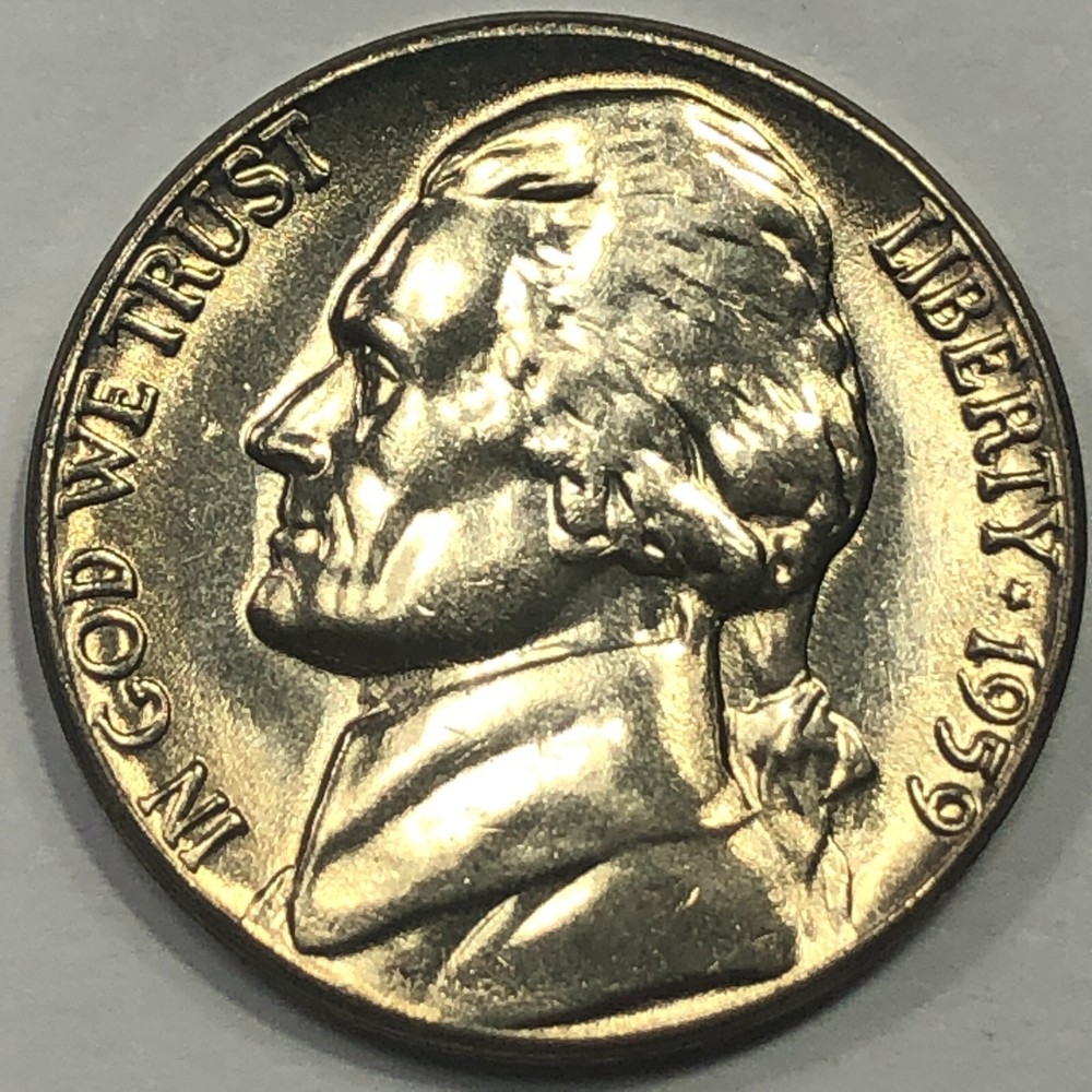 1959- Jefferson 5 cent - Uncirculated
