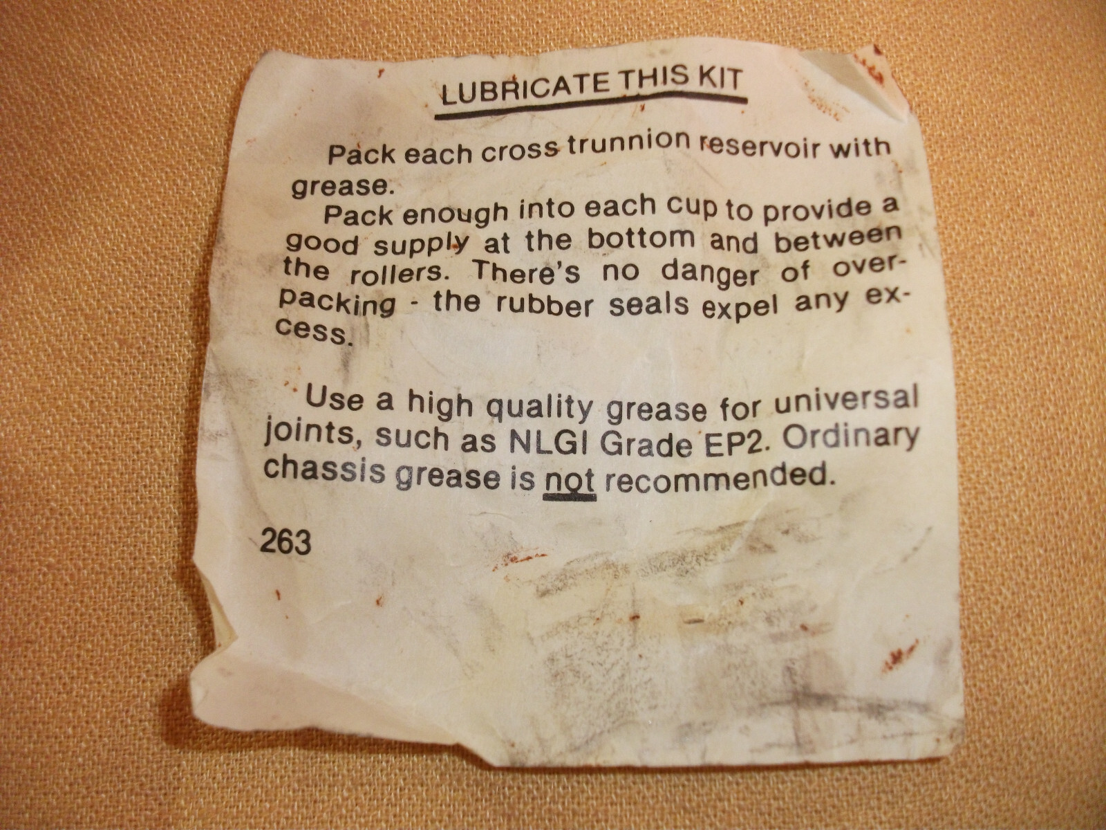 NOS Lakewood 23019 Hi-Performance U-Joint 60's Chevy Cars To Mopar Dana 60 Rear