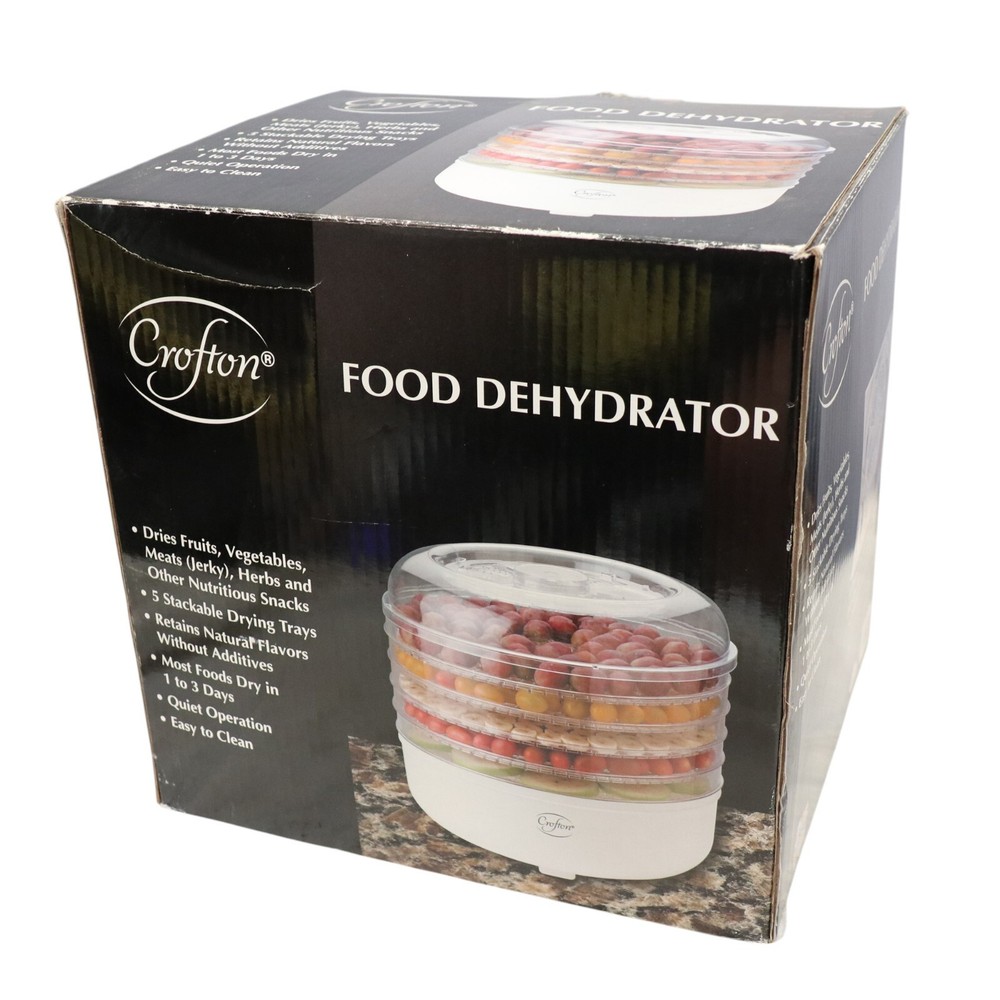 Crofton 5 Tray Food Dehydrator 6041-10 Open box