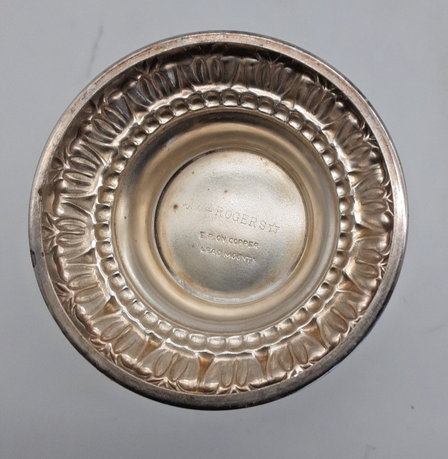 WM Rogers Silver Plate on Copper 3 piece Coffee Service