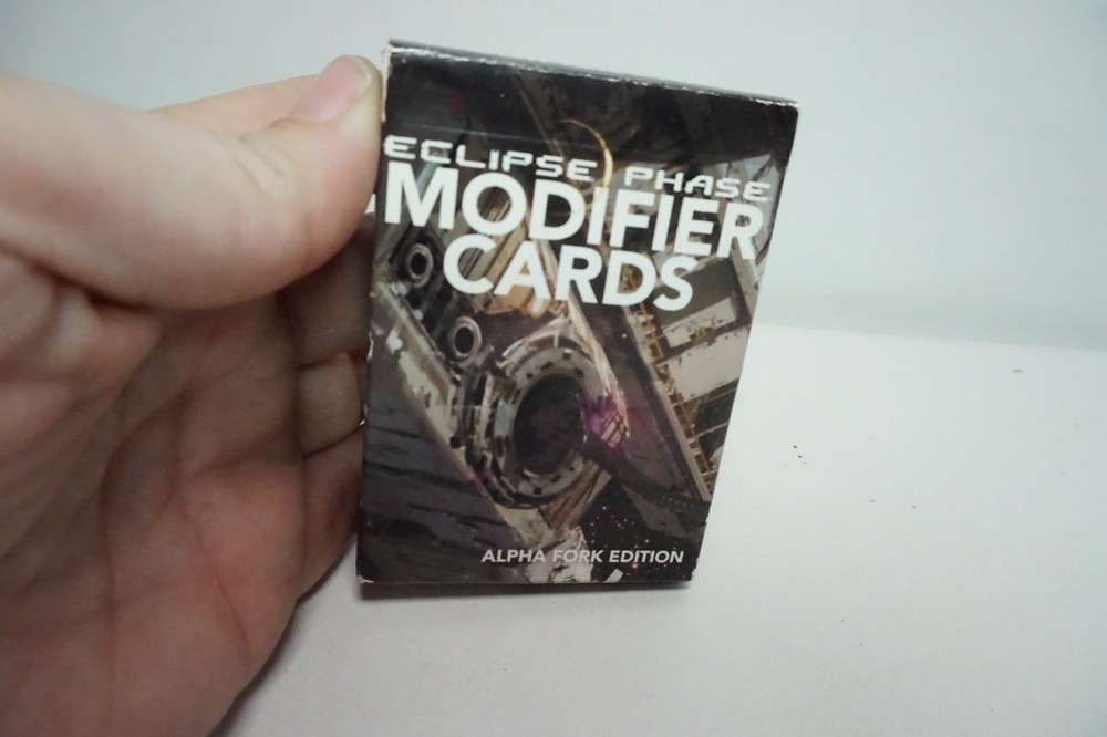 Posthuman Studios Eclipse Phase Modifier Cards VG