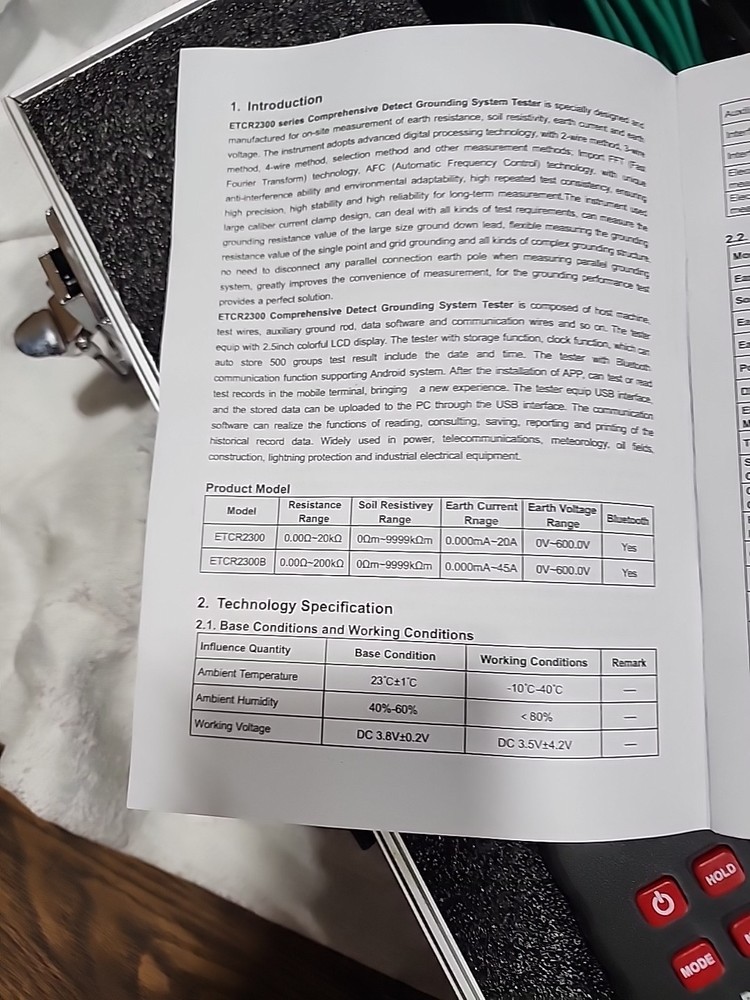 Ectr detect grounging system tester