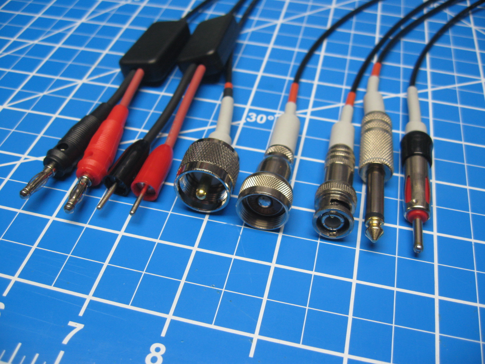 Custom Shielded Test Lead - for Vintage Test Gear - Oscilloscopes/VOM's/Etc..