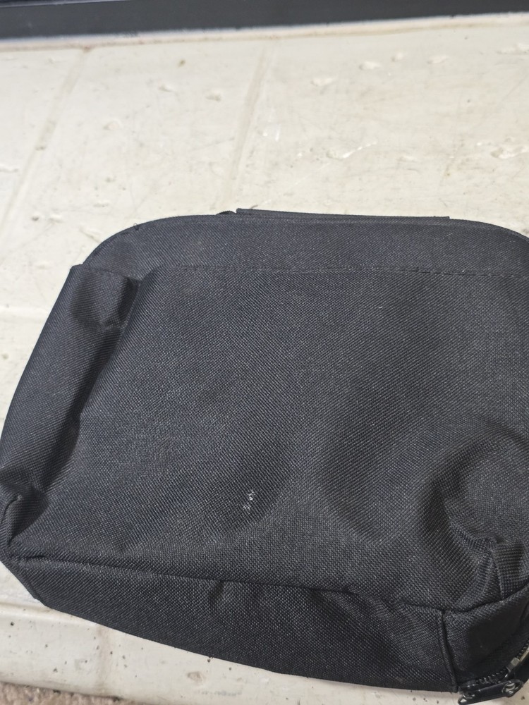 8" Case Logic DVD Player zippered case black w/ red inside (Player not Included)