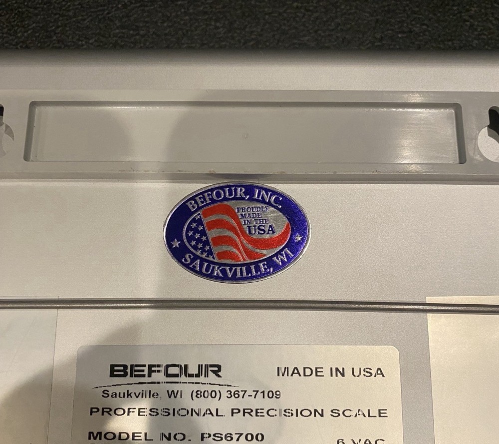 Befour PS-6700 Portable Scale With Hard Case