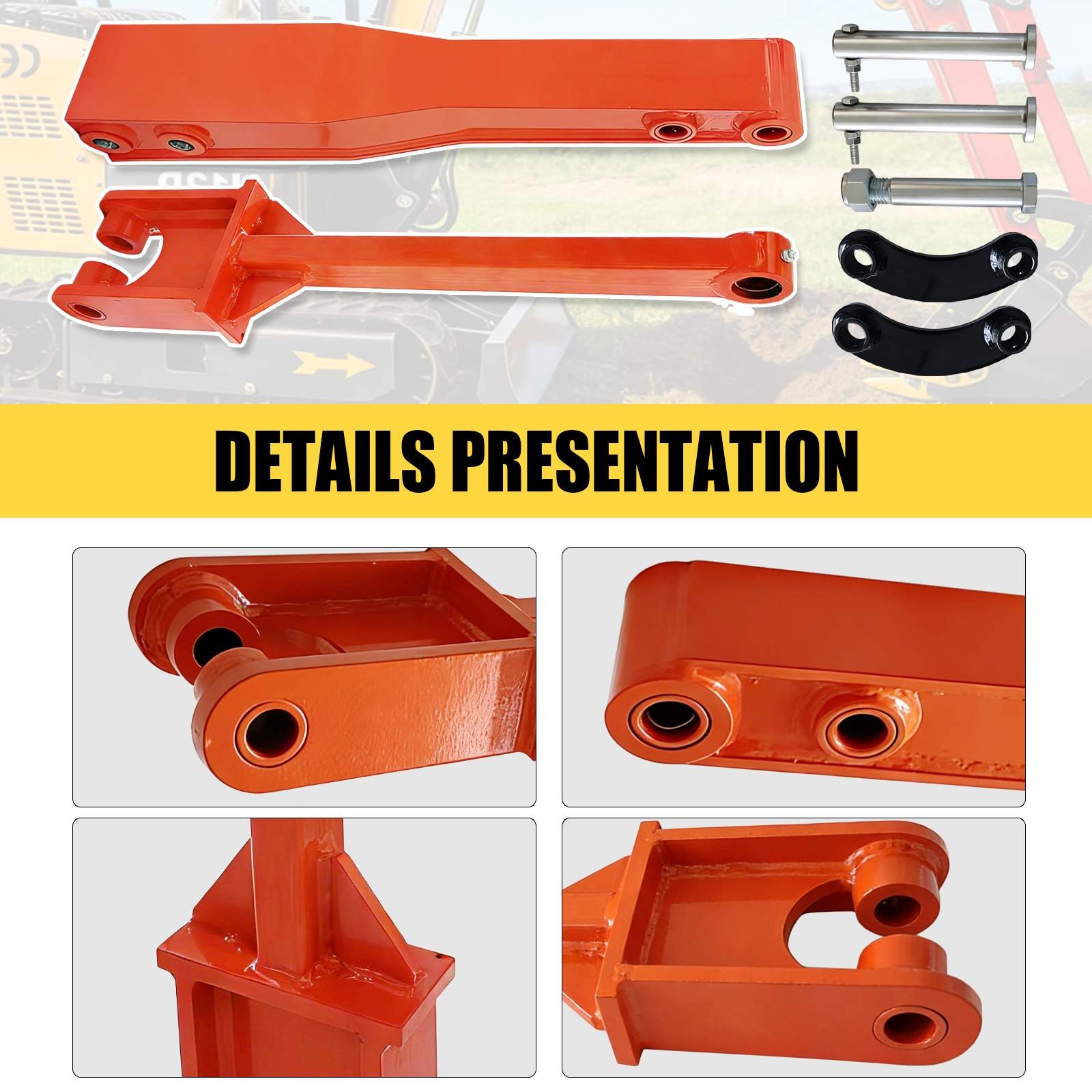 Excavator Arm Extension Kit for 0.8Tons-2tons Mini Excavator