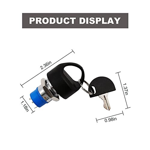 Ignition Starter On Off Switch Lock with Key Replacement for Pride Victory Go