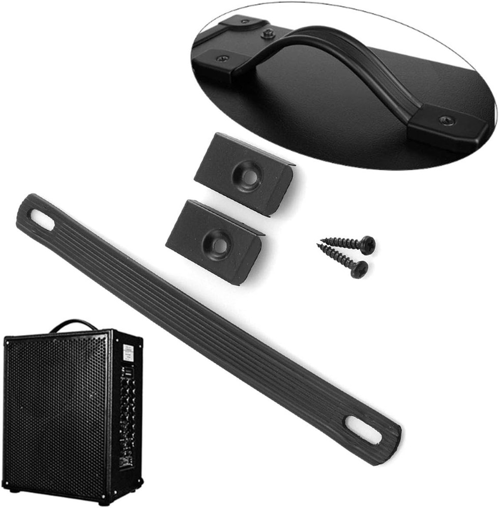 Handle Strap 2PCS 8Inch Black Guitar Amplifiers Speaker Cabinet Strap Handle wit