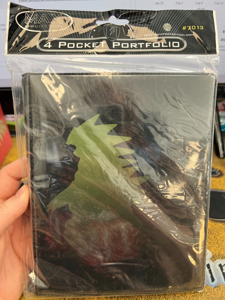 Pokemon SEALED Tyranitar Professor Program 4 Pocket Binder!!