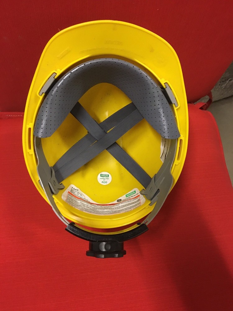 Washington Vintage miners helmet Yellow msa- Medium Size