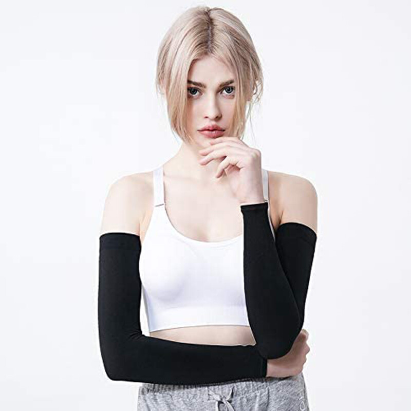 UV Sun Protection Arm Sleeves for Men & Women Sports Compression Cooling Sleeve