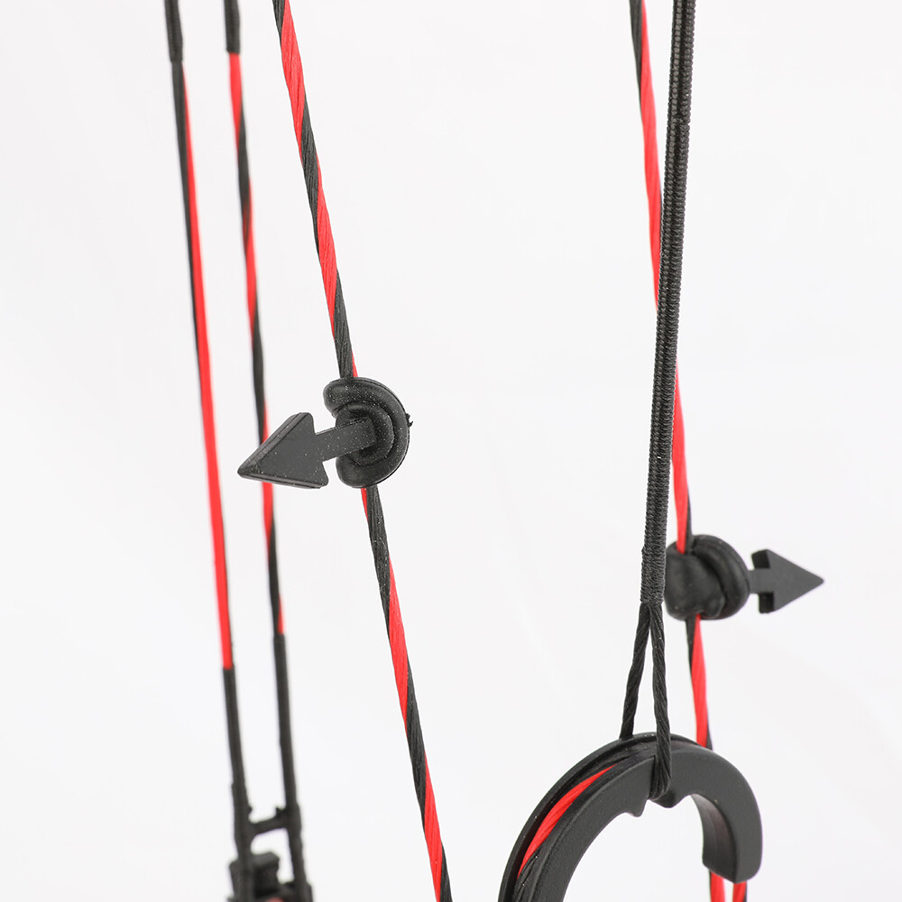 4pcs Archery Bowstring Stabilizer Vibration Absorb Shock Damper Silencer Shoot